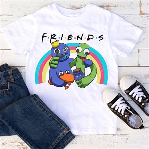 Rainbow Friends Kids Shorts+tShirt+Hat Set Costume Cosplay