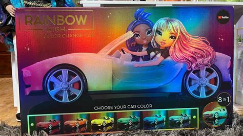 Rainbow High Color Changing Car CAMP