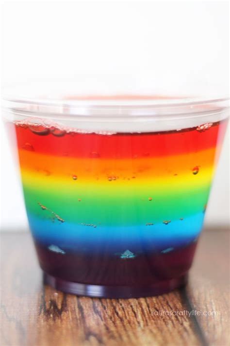 Rainbow Jello Recipe - Lauras Crafty Life