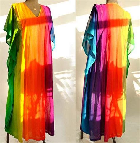 Rainbow Kaftan - Etsy