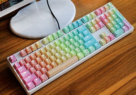 Rainbow Keycaps 60% - Etsy