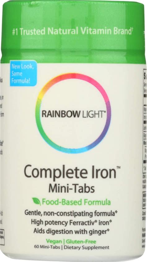 Rainbow Light - Complete Iron Mini-Tabs, Gently Encourages …