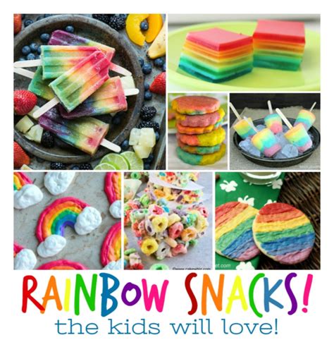 Rainbow Snacks for Kids - Pinterest