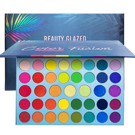 Rainbow eyeshadow palette. ColourPop She's a Rainbow is a limited edition eye palette that retails for $40.00 and contains 1.233 oz. 