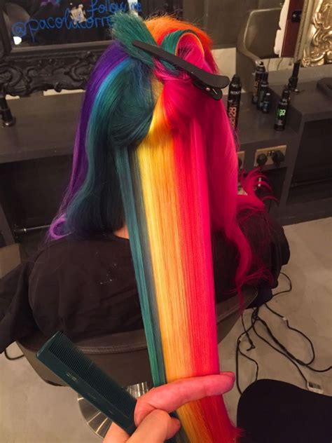 Rainbow hairdressers. World renowned hair artist & wig colorist specialising in rainbow colour based in Melbourne, Australia. Unicorn Manes is located at 708 B Plenty Rd, Reservoir , VIC 3073. Book now . Unicorn Manes by Mykey acknowledges he does his hair magic on the land of the Kulin Nation and acknowledges all First Nations people. Unicorn … 
