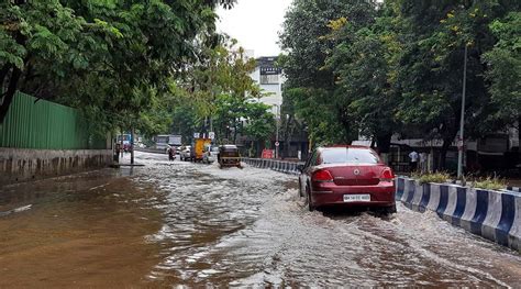 Rainfall in and around Pune due to today