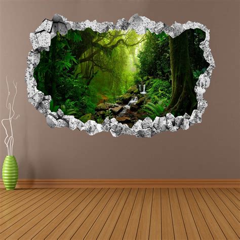Rainforest wall decal.  Money-back guarantee.  Carefully crafted from extremely high-quality ...