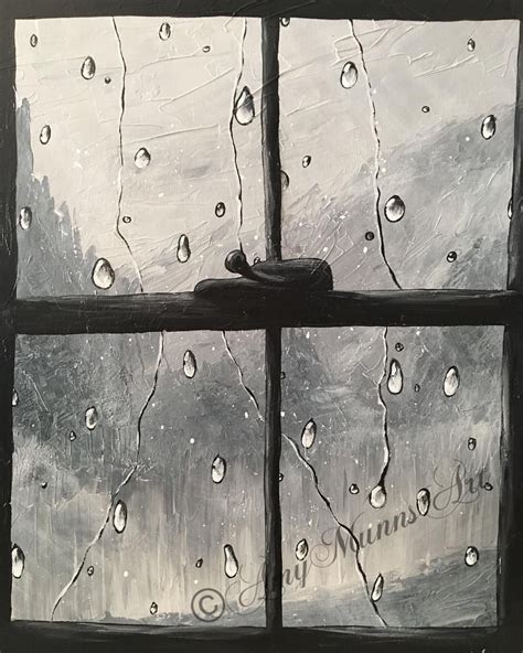 Rainy Window Drawing