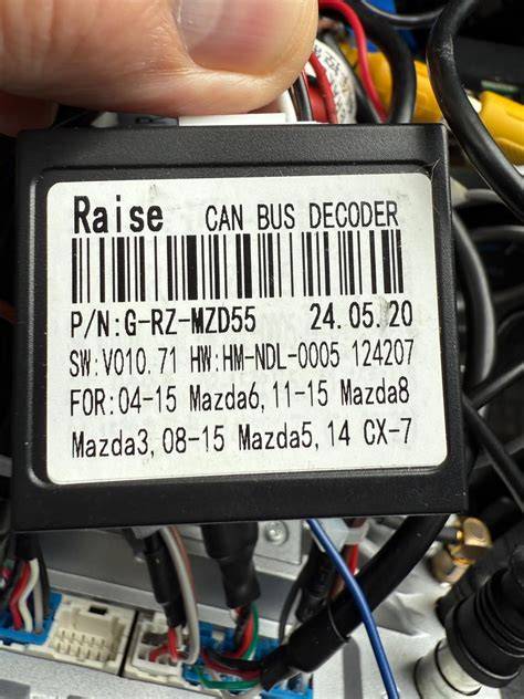 Raise canbus decoder firmware.  Yesterday I installed my head unit and the THIS VIDEO ABO...