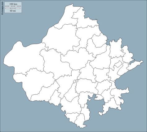 Rajasthan blank map 41 districts.  Rajasthan d-maps. pdf Download Use this file ...