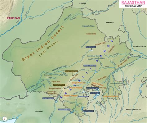 Rajasthan physical map with district pdf.  BaseMaps RAJASTHAN Maps, State GI...