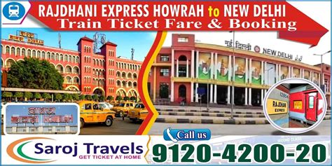 Rajdhani express ticket price howrah to delhi.  Check train ticket price...