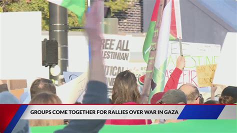 Rallies held in St. Louis over the Israel-Hamas War