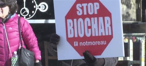 Rally held to oppose proposed biochar project