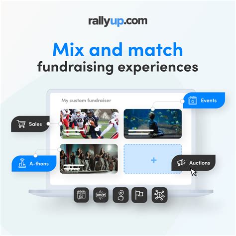 Rallyup - RallyUp is the best value for the services and is definitely a step above the competition. RallyUp provides a platform for smaller organizations to hosts sales, keep track of fundraisers, and the costs are very reasonable. We have a unique situation in that we sell multiple varieties of each item. 