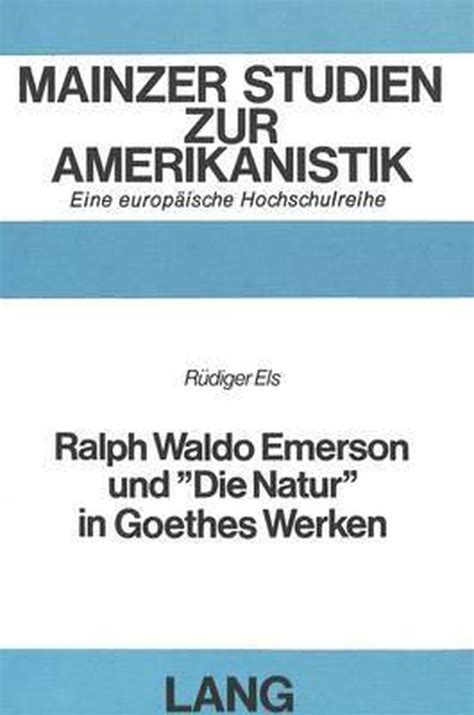 Ralph waldo emerson und die natur in goethes werken. - Transistor di potenza accensione libro manuale mitsubishi.