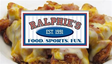Restaurants. Ralphie's Sports Eatery Menu Prices (955 North Detroit Street, Kenton) Verified Prices. PriceListo is not associated with Ralphie's Sports Eatery. You are …. 