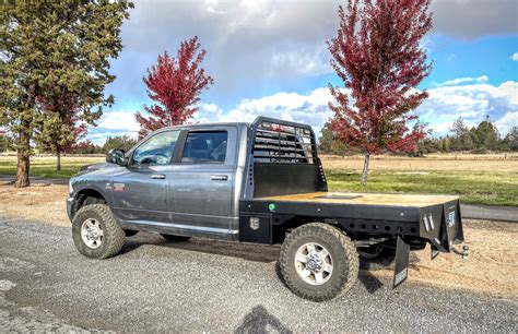 Flatbed for 2015 Ford F-450 - Wood Deck,