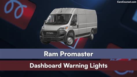 Ram promaster city warning lights.  City).  RAM ProMaster City 2017 WARNING AND INDIC...
