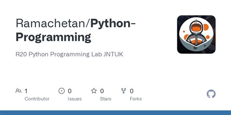 Ramachetan/Python-Programming: R20 Python Programming Lab JNTUK …