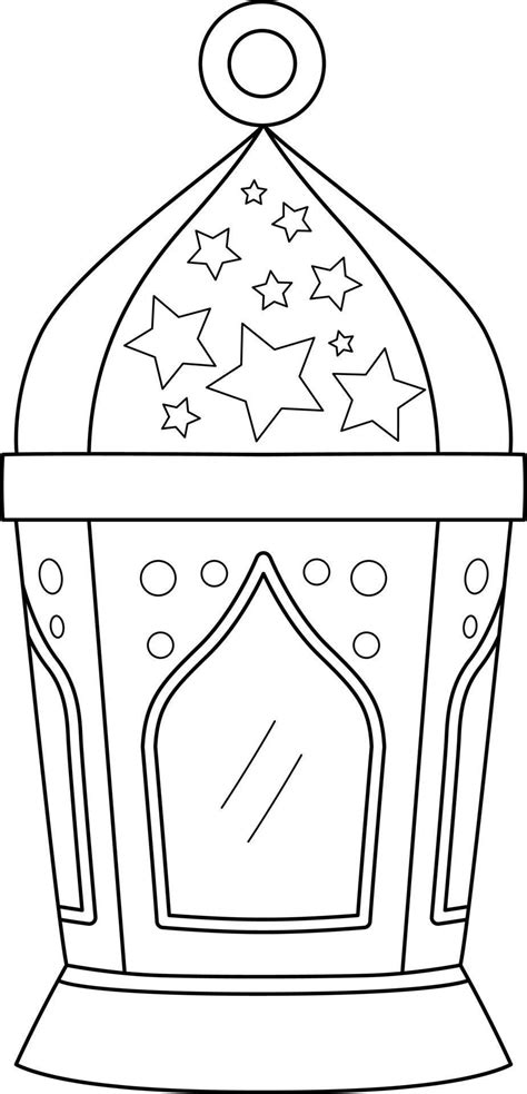 Ramadan Lantern Template Printable