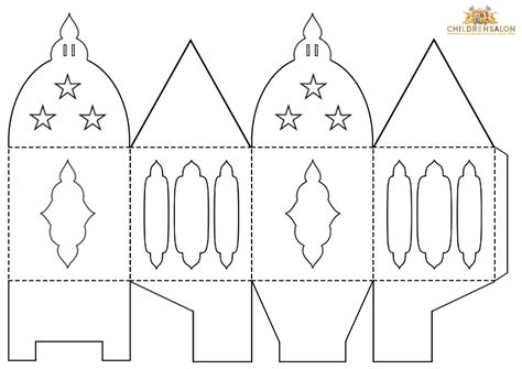 Ramadan Lantern Template Printable