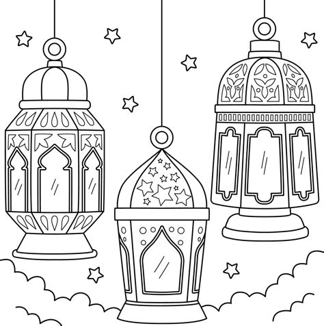 Ramadan Printable Coloring Pages