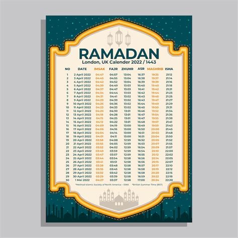 Ramadan timetable 2023 Vectors & Illustrations for Free Download Freepik