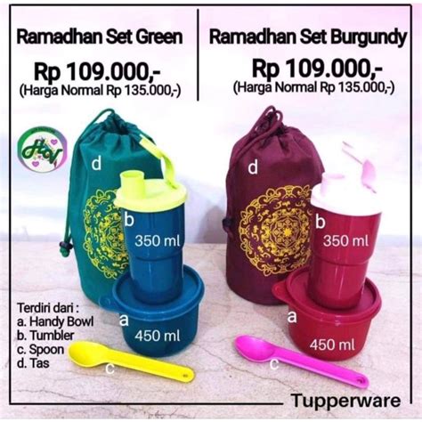Ramadhan Set Tupperware