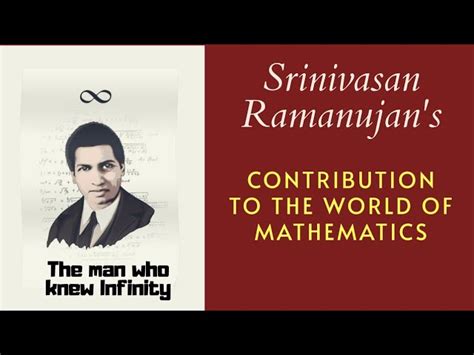 Ramanujan contribution in mathematics