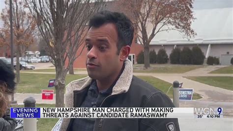 Ramaswamy was the target of death threats in New Hampshire that led to FBI arrest, campaign says