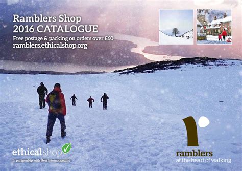 Ramblers Shop - 2016 Gift Catalogue - OLD VERSION