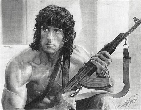 Rambo Drawing