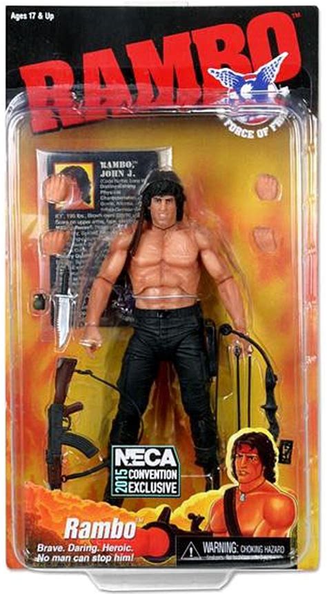 Rambo action figure 1985. The Rambo “The Force Of Freedom” Fire-Power Rambo action figure offered 7 points of articulation with the hips, knees, shoulders, and neck. The figure was produced at six and one-half-inch tall and featured a detailed likeness to the Sylvester Stallone actor. 