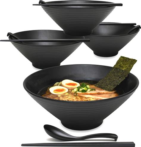 Ramen bowls. Method. Put the chicken, soy sauce, mirin and sesame oil in a bowl and set aside to marinate. For the broth, put the chilli, garlic, ginger and stock in a large saucepan. Simmer over a medium heat and cook for 15 minutes, then strain and return the liquid to the pan (discard the solids). Add the carrots and mushrooms and cook for another 5 ... 