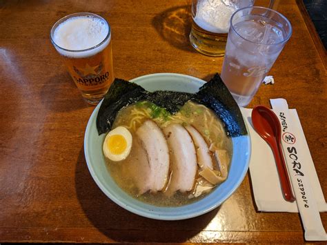 Ramen sora. Ramen Sora is located in Vegas and seems like this place has been around for a long time. This place was pretty packed so we had to wait around 20 minutes to get seated. Once we ordered it was pretty quick to come to our table. 