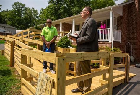 Ramp builders celebrate building more than 100 lifelines for the community