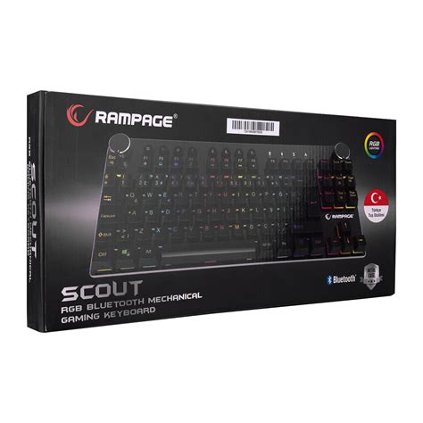 Rampage KB-RMW23 SCOUT Bluetooth RGB Aydınlatmalı.