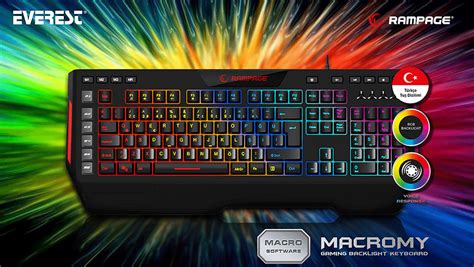 Rampage Macromy KB-R33 RGB vs Rampage Rapıdo Plus Semi.