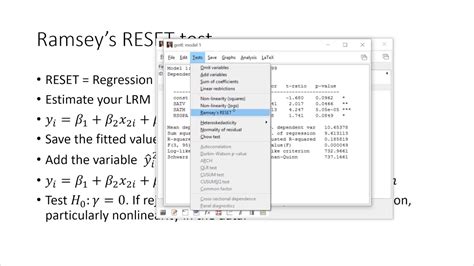 Ramsey reset test example.  Covers specification errors and test methodology.  Sep 8, 2024 ...