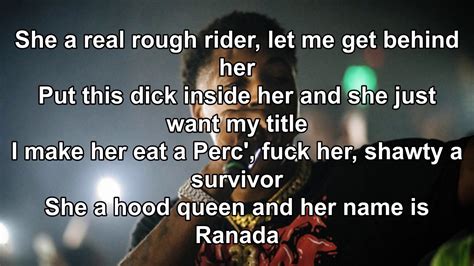 YoungBoy Never Broke Again - Ranada (Lyrics) she a real rough rider TikTok Ranada 👍 Leave some love with a like! 🔔 Click the bell to stay updated. Strea.... 