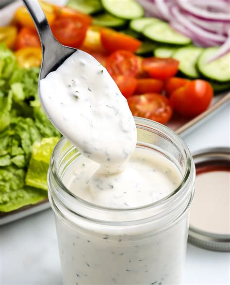 Ranch dressing best. Fill the measuring cup up to the ½-cup line with milk (whole milk is preferred but low-fat/skim milk will work). Allow to sit for 5 to 10 minutes and stir before proceeding with recipe. To make Ranch Dip (instead of dressing), use … 