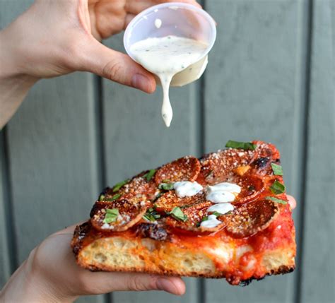 Ranch on pizza. 140 Ranch dressing has risen to prominence by going beyond salad and allying itself with everything from pizza to chicken wings to tortilla chips. … 