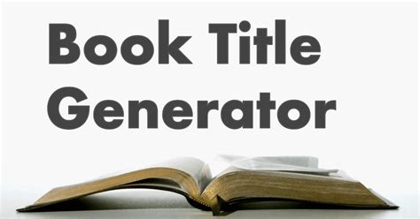 Random Book Generator