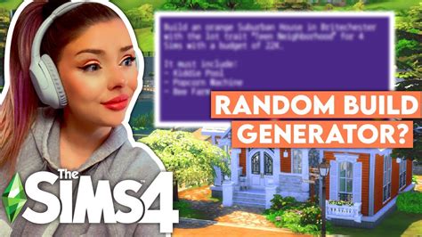 Random Build Generator Challenge The Sims 4 YouTube