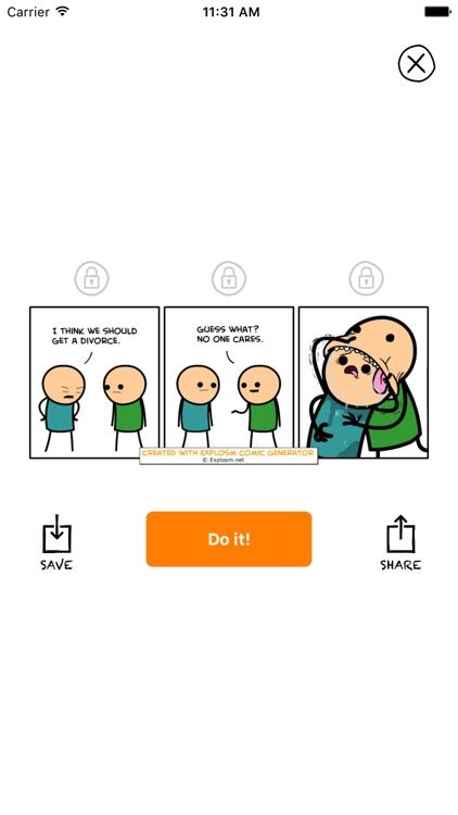 Random Comic Generator Cyanide & Happiness HappiMess Media
