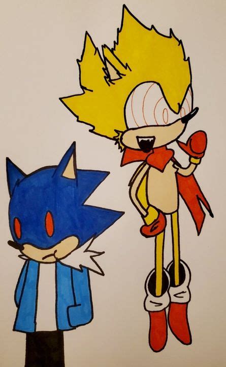 Random Drawings Part Five - Fleetway & Majin (7w7) - Wattpad