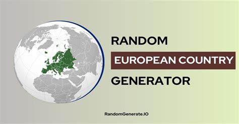 Random European Countries GeneratorMix