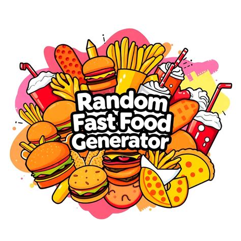 Random Fast Food Generator Or Fast Food To Get 