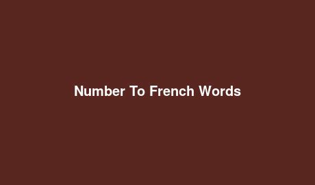 Random French Words Generator Cool Generator List